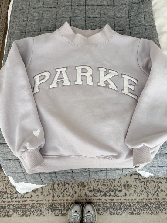 Parke Sweaters - Parke Lavender mock neck Sweatshirt